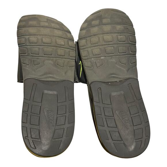 Nike Air Max Camden Slide Sandals Gray Volt Green Men's Size 13 Comfort Slides - Picture 8 of 8